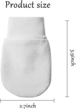 Baby Mittens No Scratch Mittens Infant Soft Gloves Mittens for 0-6 Months Boys Girls - Image 2